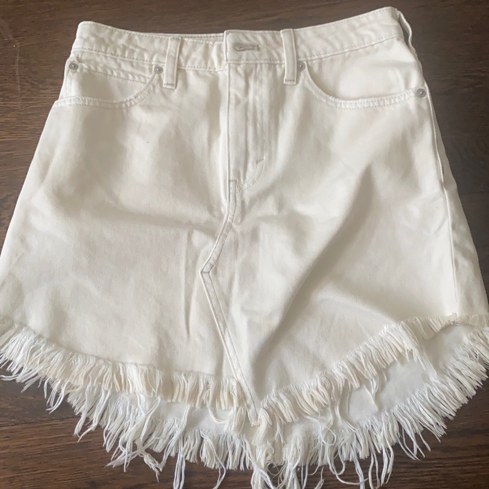 NWT Free people denim skirt